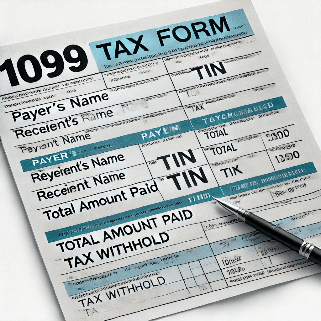 1099 Tax Form